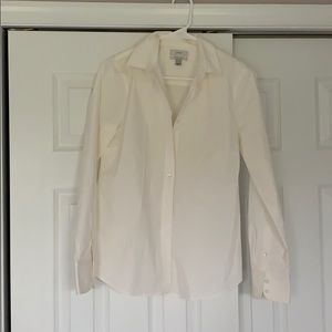 Cream JCrew Button Up